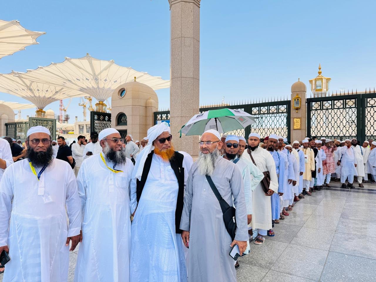 Some memorable moments during visiting Rawdah Mubarak